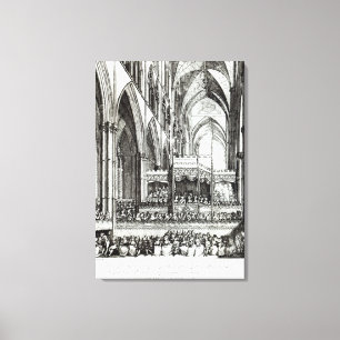 Lienzo Recepción en la conmemoración de Handel