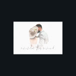 Lienzo Recién Casados Foto Romántica Recuerda Este Moment<br><div class="desc">Recién Casados Foto Romántica Recuerda Este Momento. Simplemente reemplace la foto de muestra con su propia favorita de orientación horizontal y de alta resolución. La frase romántica Recuerda Este Momento está en un elegante guión en la parte inferior. Puede cambiar el color de este texto si es necesario para que...</div>