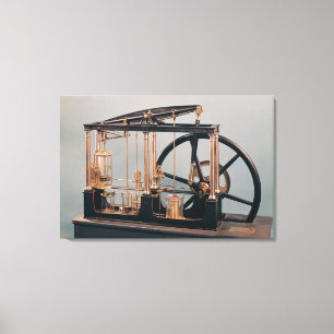 Lienzo Reconstrucción del motor a vapor de James Watt
