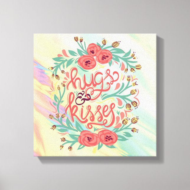 Lienzo recordatorio de cotización roja (Anverso)