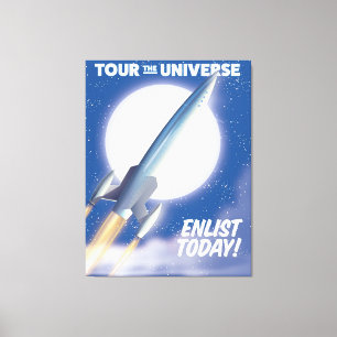 Lienzo ¡Recorra el universo! ¡Inscríbete hoy!