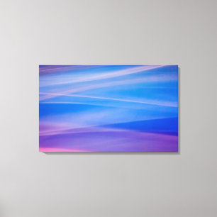 Lienzo Recorridos de color abstractos de pintura clara