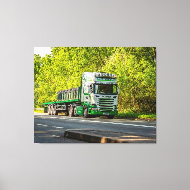 Lienzo Recorriendo el corazón de Herefordshire (Anverso)