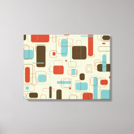 Lienzo Rectángulos retro