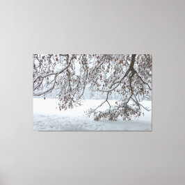 Lienzo Recubierto de Nieve