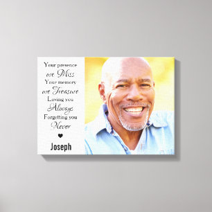 Lienzo Recuerdo moderno de mármol Foto Keepsake