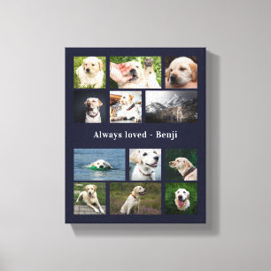 Lienzo Recuerdo para Amantes de Mascotas