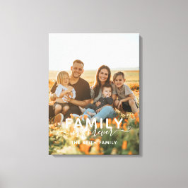 Lienzo Recuerdo Simple Moderno La Familia Es Para Siempre