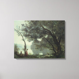 Lienzo Recuerdos de Mortefontaine, 1864