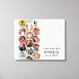 Lienzo Recuerdos de varios Collages de fotos Cuadrado mod