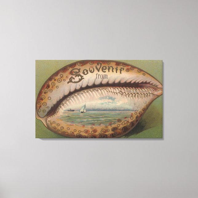 Lienzo Recuerdos Del #5 - Cualquier Ciudad, Estado (Anverso)