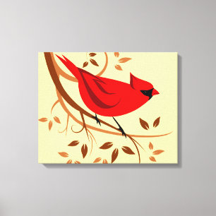 Lienzo Red Cardinal