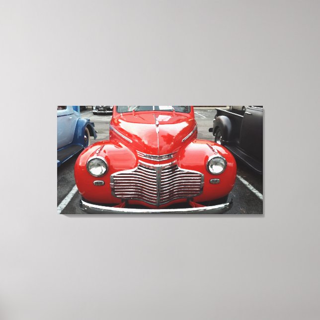 Lienzo Red Chevy Coupe (Anverso)