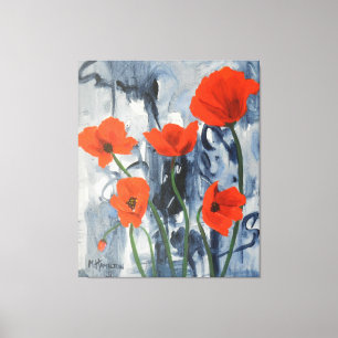 Lienzo Red Poppies