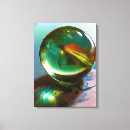 LIENZO REDONDO Y REDONDO 18 X 24 LONA ENVUELTA