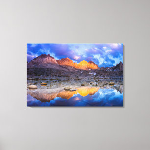 Lienzo Reflejo de montaña, California
