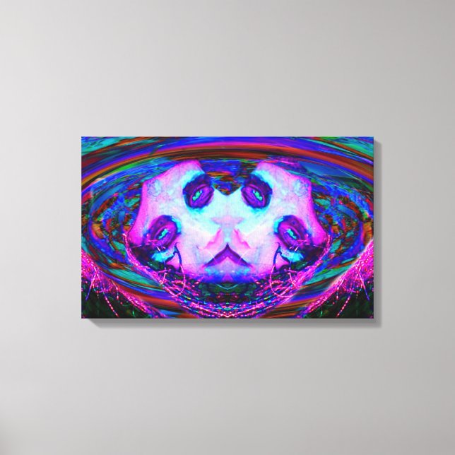 Lienzo Reflejo del espejo (Anverso)