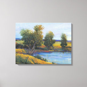 Lienzo Reflejo II del árbol