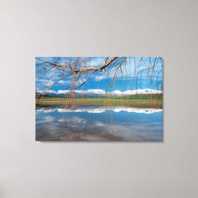 Lienzo Reflejos de Invierno. Ceres, Distrito de Boland (Anverso)