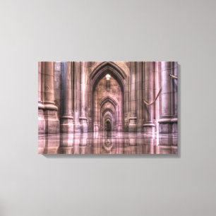 Lienzo Reflejos de la Catedral Nacional de Washington