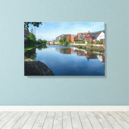 Lienzo Reflejos en el Canal, Wakefield