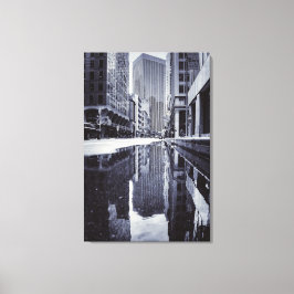 Lienzo Reflexión de Cityscape