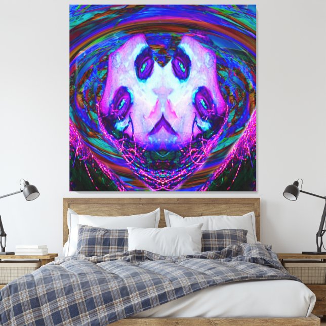 Lienzo Reflexión del espejo (Insitu(Dormitorio))