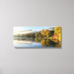 Lienzo Reflexión del lago oriental 23x10,75"