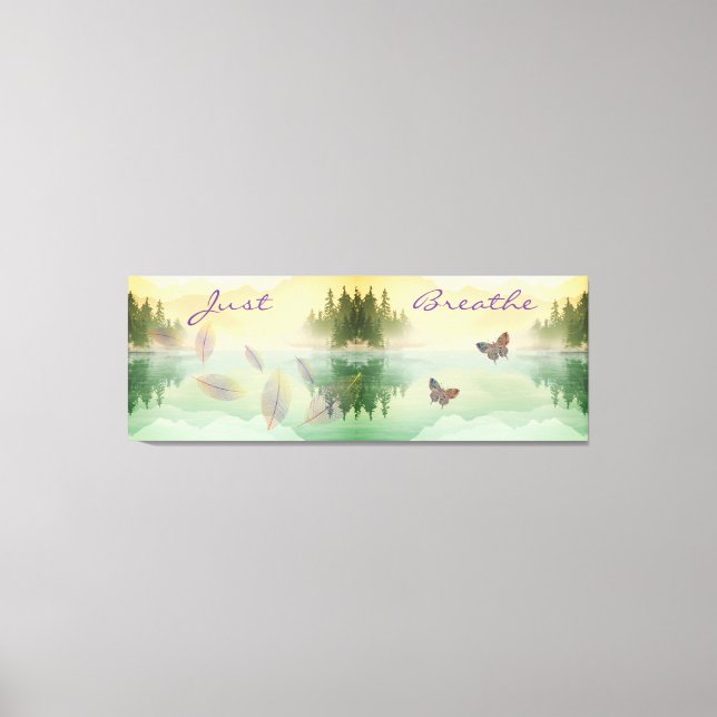 Lienzo Reflexión sobre la montaña de los cítricos (Anverso)