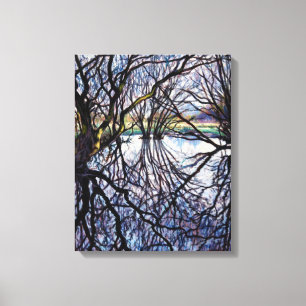 Lienzo Reflexiones 2009 de la charca