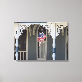 Lienzo Reflexiones de la bandera - Viñedo de Martha