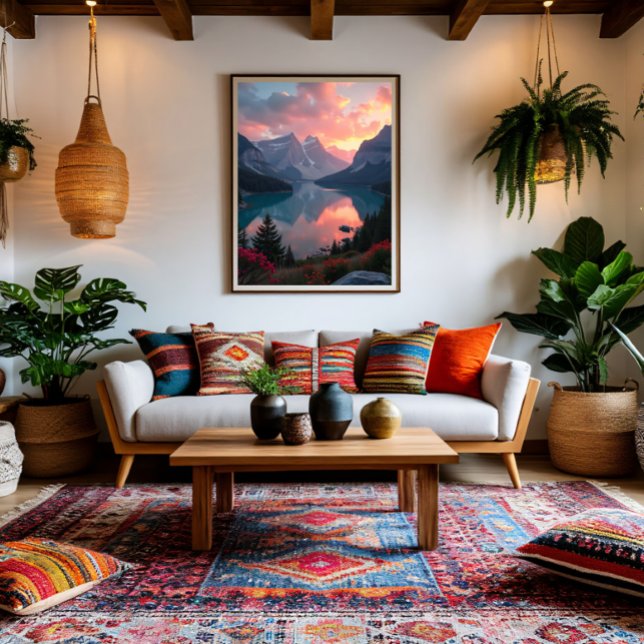 Lienzo Reflexiones de la puesta del sol (Subido por el creador)