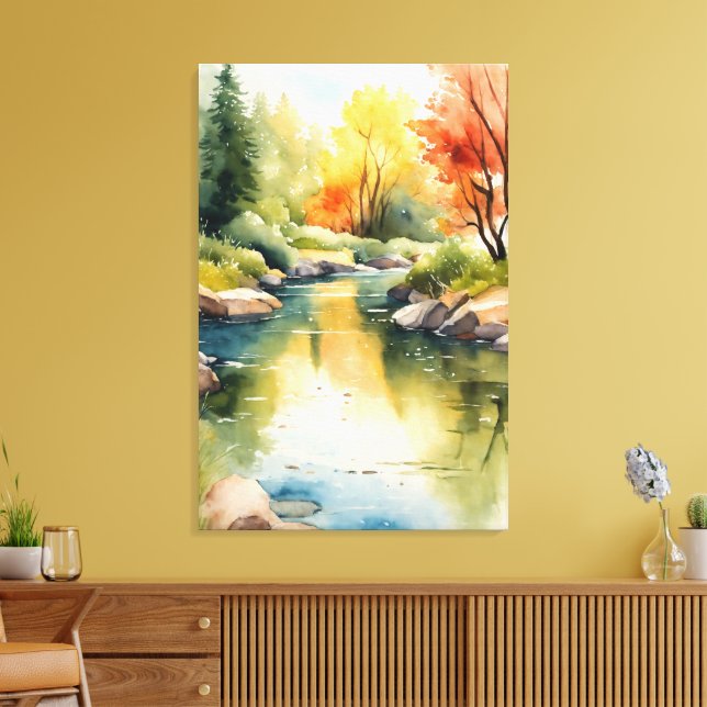 Lienzo Reflexiones de otoño (Insitu (Sala de estar))