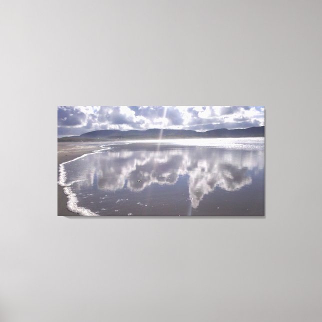 Lienzo Reflexiones sobre la playa irlandesa (Anverso)