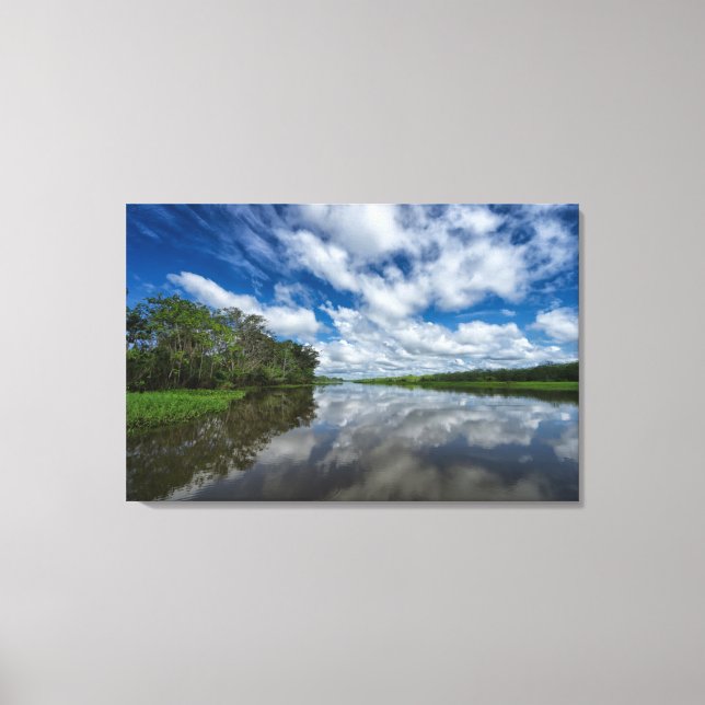 Lienzo Reflexiones sobre la selva peruana (Anverso)