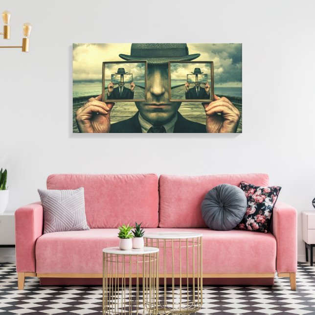 Lienzo Reflexividad (Insitu (Sala de estar))