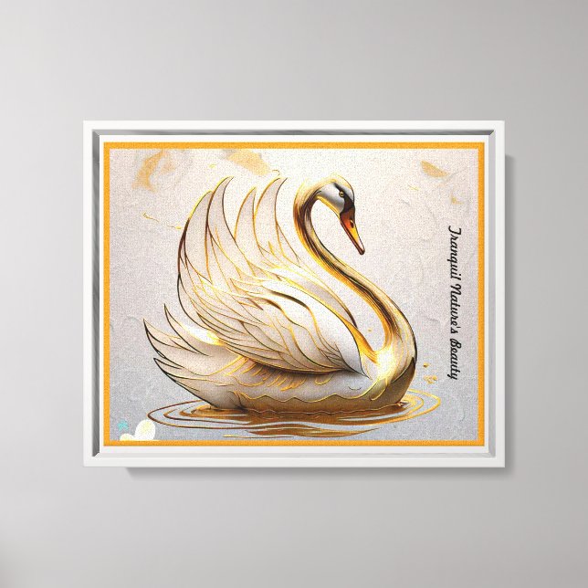 Lienzo "Refugio Cisne Tranquilo" (Anverso)