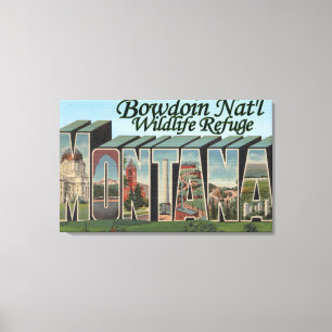 Lienzo Refugio de vida silvestre Bowdoin Nat'l, Montana