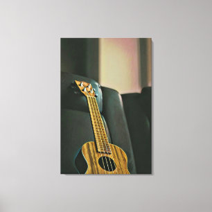 Lienzo regalo acústico de guitarra eléctrica de bajo