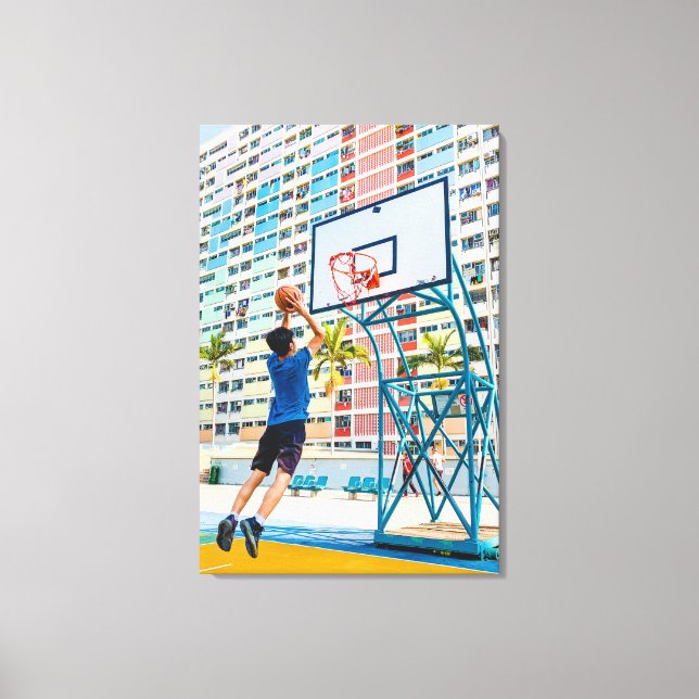 Lienzo Regalo de baloncesto de Guay (Anverso)
