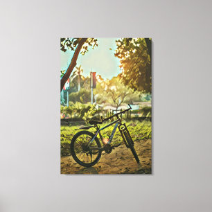 Lienzo Regalo de ciclismo sobre el amante Pintura en bi