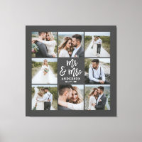 Regalo de familia de bodas monográficos multifotog