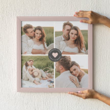 Regalo de fotografía familiar personalizada de Col