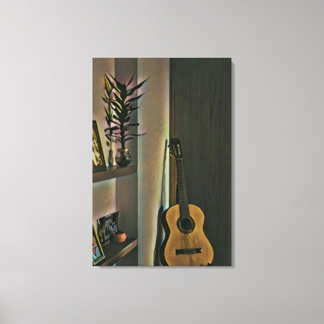 Lienzo Regalo de guitarrista de Guay (Anverso)