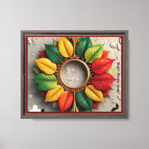 Lienzo "Regalo de Navidades de la naturaleza"