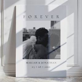 Lienzo Regalo de personalizado moderno elegante minimalis