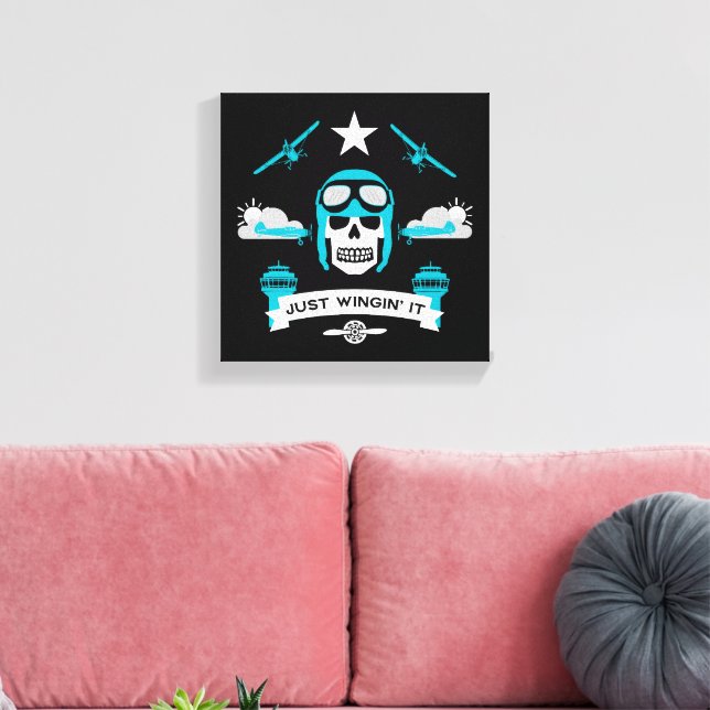 Lienzo Regalo De Piloto Privado Y Comercial (Insitu (Sala de estar))