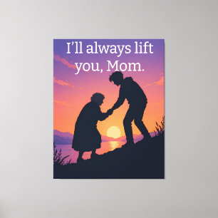 Lienzo Regalo del Día de la Madre para Mamá Cuadro de Cit