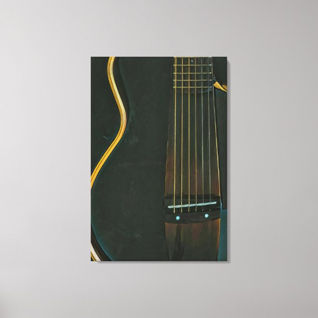 Lienzo Regalo del guitarrista de Bass (Anverso)