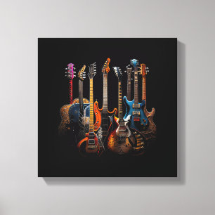 Lienzo Regalo guitarras guitarristas